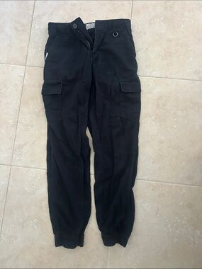 Five Star Black Cargo Pants with Utility Pockets